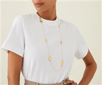 Halskette Marco Bicego Dame Lunaria in Gelbgold CB1790 - CB1790